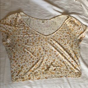 Floral crop top from Garage!